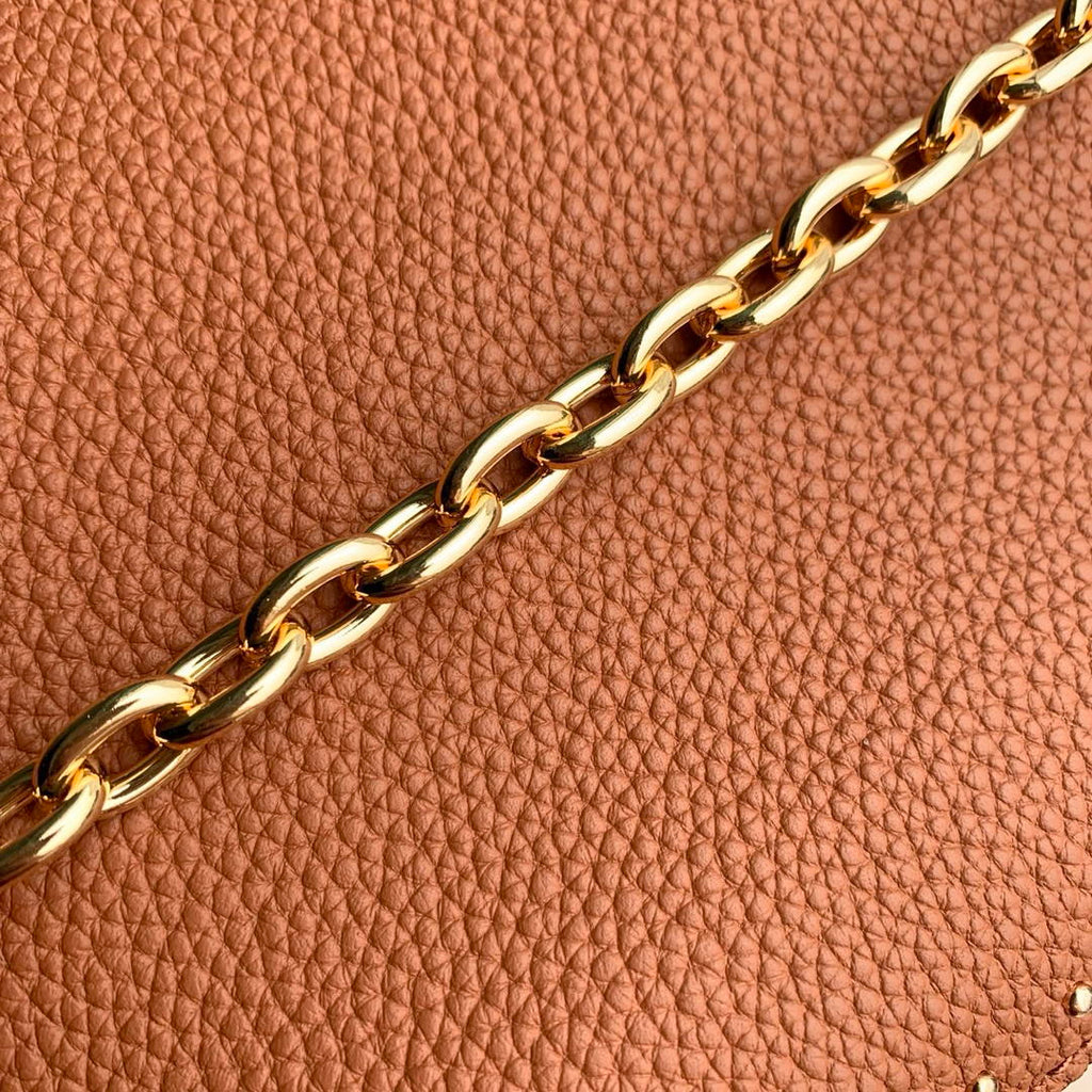 Louis Vuitton  LV M29091 Alma Trunk BB Bag Monogram Empreinte Leather Tan