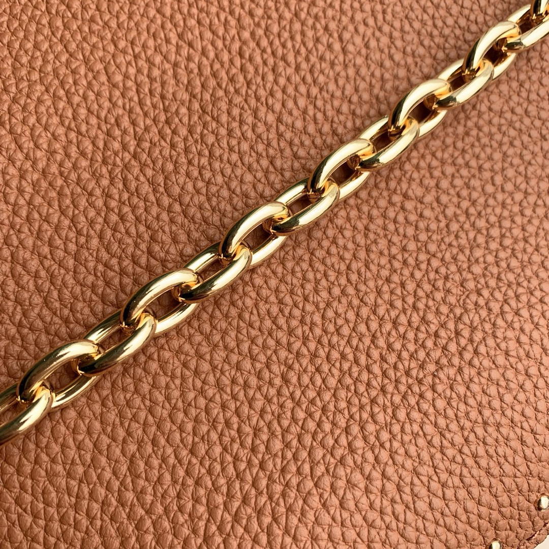 Louis Vuitton  LV M29091 Alma Trunk BB Bag Monogram Empreinte Leather Tan