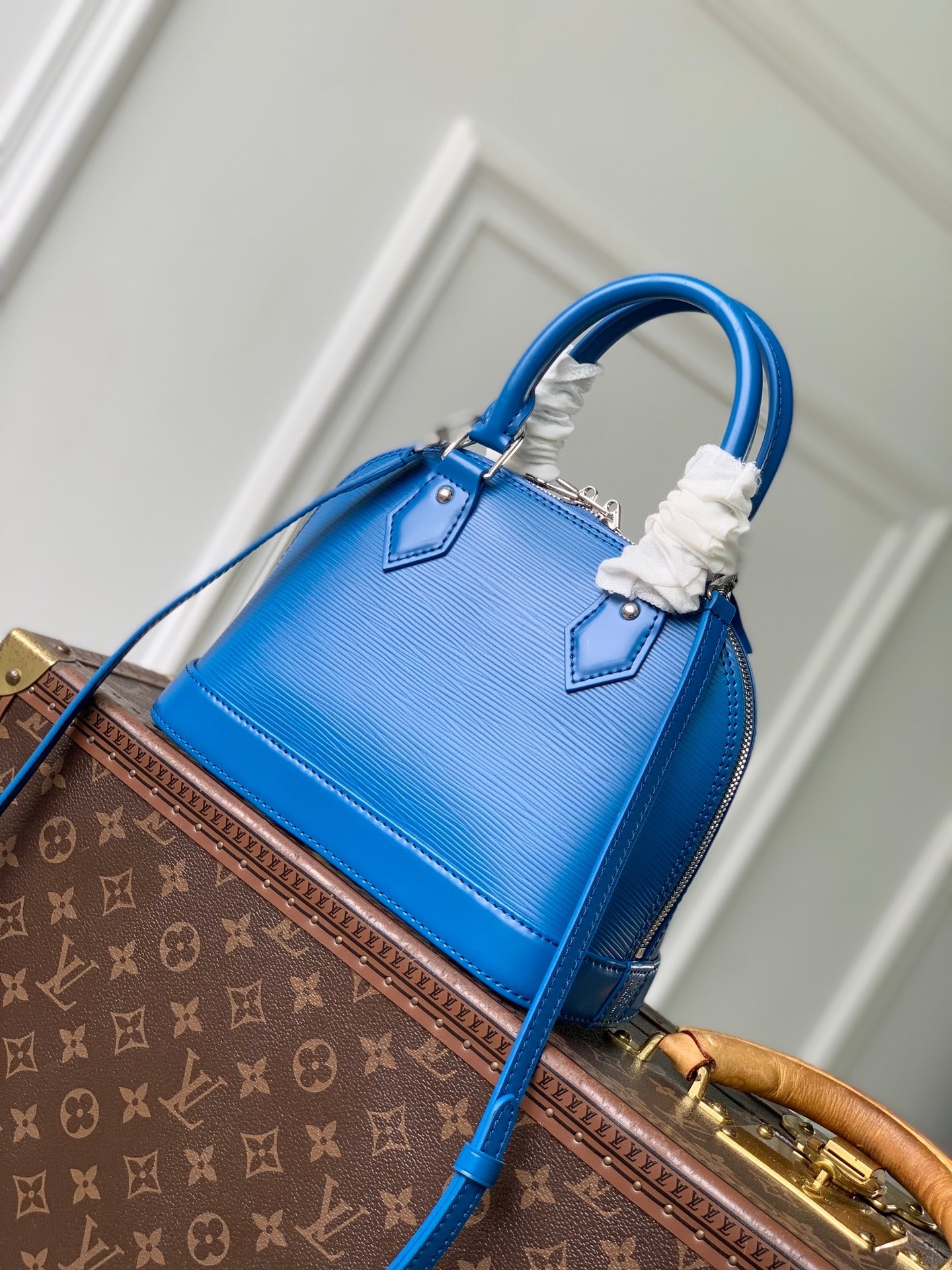 Louis Vuitton LV M29125 Alma BB Bag Ocean Blue - Default Title - View 3