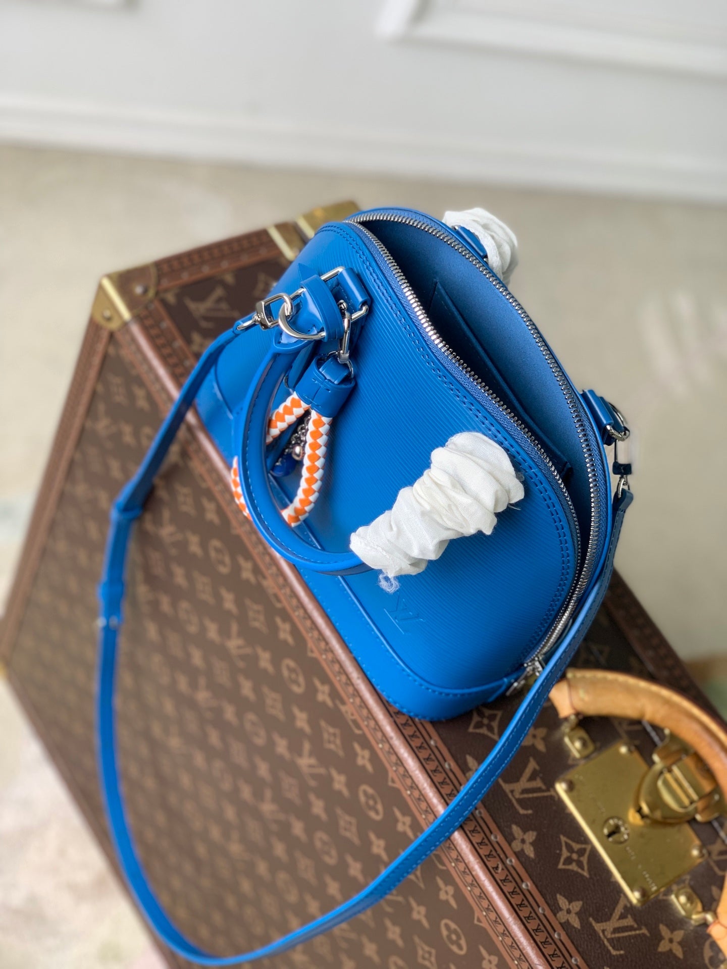 Louis Vuitton LV M29125 Alma BB Bag Ocean Blue - Default Title - View 9