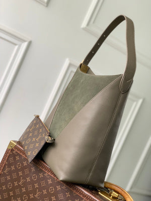 Louis Vuitton LV M29144 Low Key Hobo MM Bag Dark Fango - Default Title - View 2