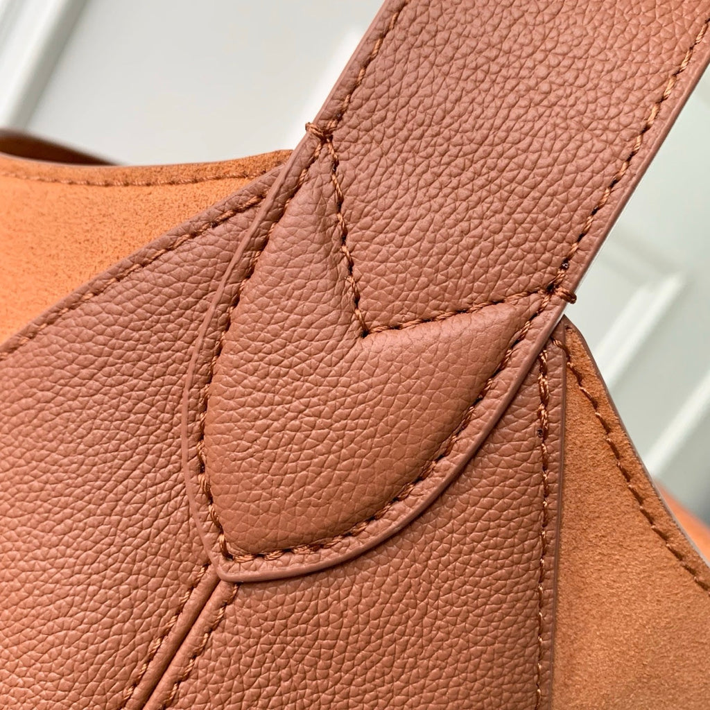 Louis Vuitton LV M29156 Low Key Hobo MM Bag Cognac Brown