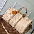 Louis Vuitton LV M29159 Keepall Bandoulière 50 Bag Sand Beige - Default Title - View 1
