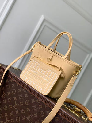 Louis Vuitton LV M29228 Neverfull Bandoulière Inside Out BB Bag Monogram Banane - Default Title - View 11