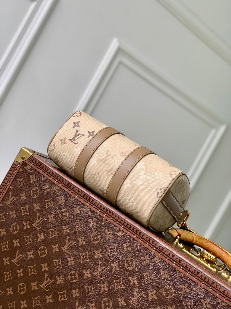 Louis Vuitton LV M29272 Keepall Bandoulière 25 Bag Sand Beige