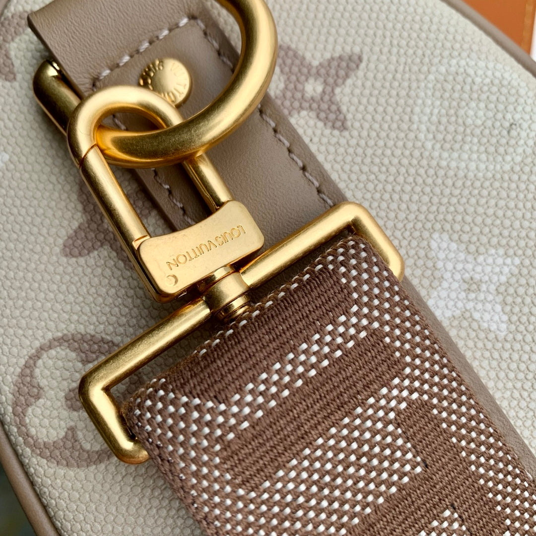 Louis Vuitton LV M29272 Keepall Bandoulière 25 Bag Sand Beige