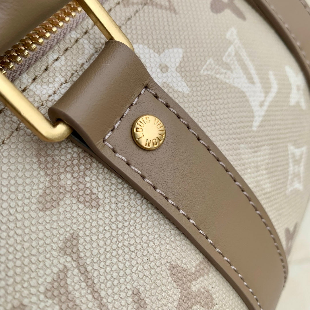 Louis Vuitton LV M29272 Keepall Bandoulière 25 Bag Sand Beige