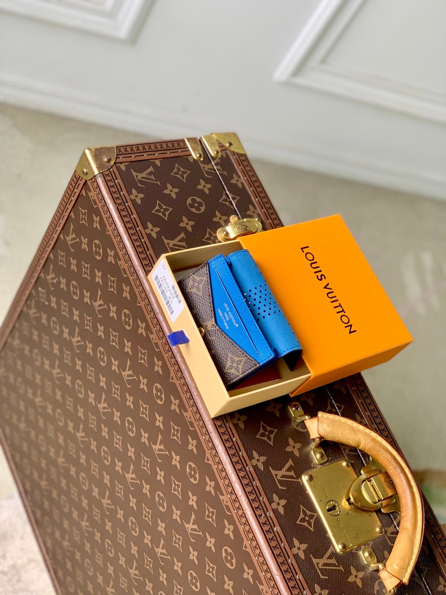 Louis Vuitton LV M29293 Enveloppe Carte de Visite Blue - Default Title - View 9