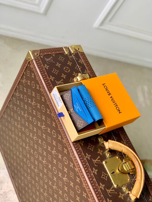 Louis Vuitton LV M29293 Enveloppe Carte de Visite Blue - Default Title - View 9