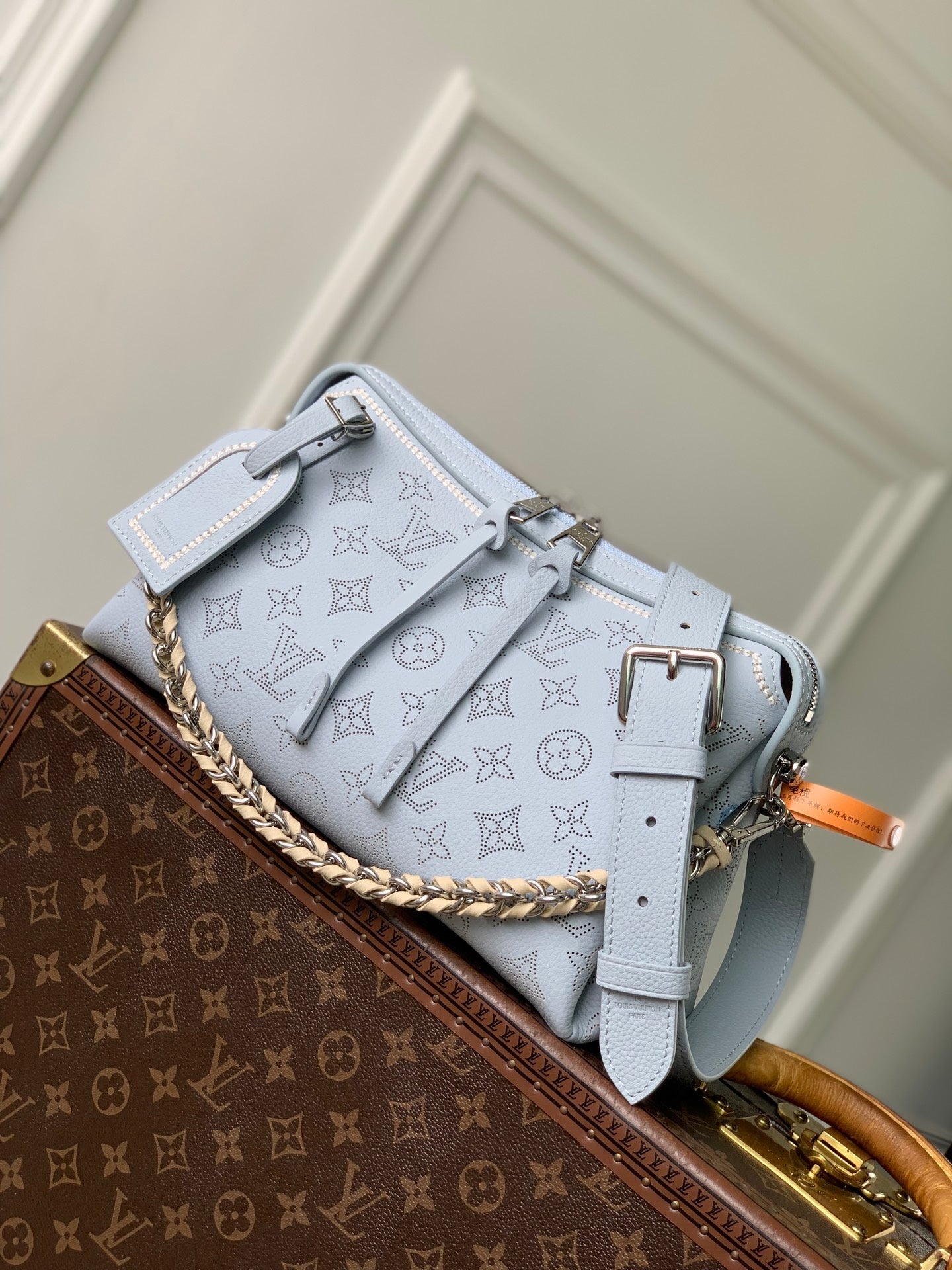 Louis Vuitton LV M29317 Hand It All PM Bag Bleu Olympe - Default Title - View 1