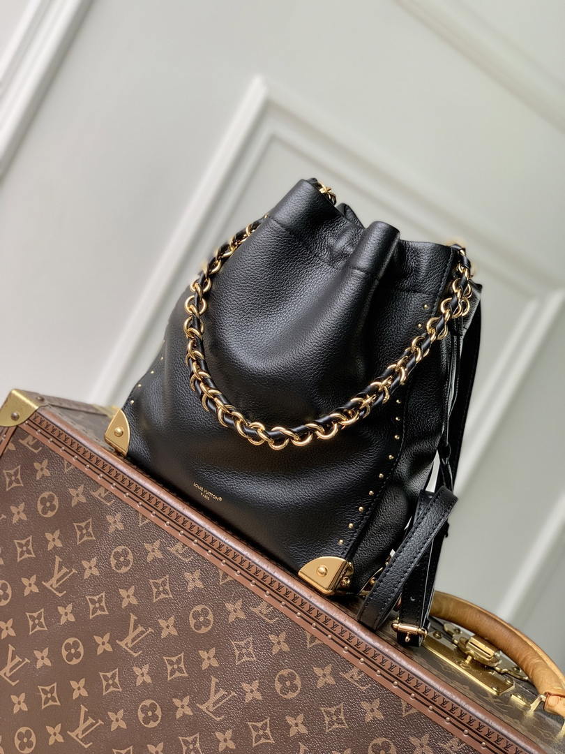 Louis Vuitton LV M29391 Noe Trunk  Bag Monogram Black