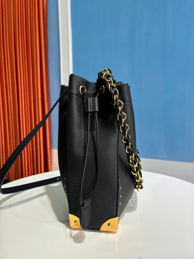 Louis Vuitton LV M29391 Noe Trunk  Bag Monogram Black