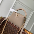 Louis Vuitton LV M29440 Capucines Mini Bag Galet Grey Taurillon leather - Default Title - View 1
