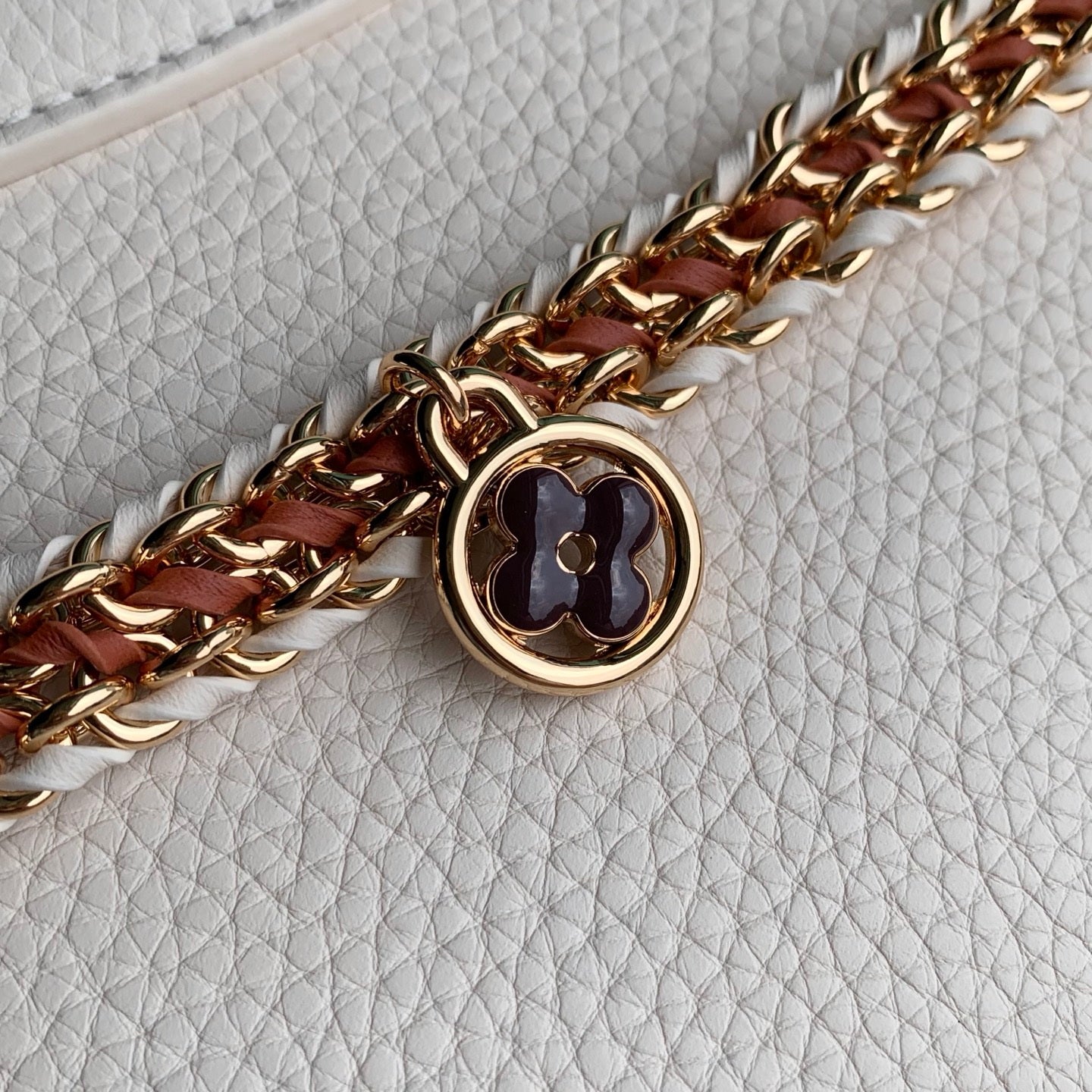 Louis Vuitton LV M29439 Capucines Mini Bag Cream/Burnt Mahogany - Default Title - View 8