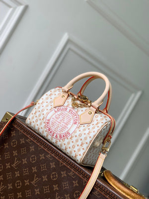 Louis Vuitton LV M29459 Speedy Bandoulière 20 Bag Nude Rose - Default Title - View 1