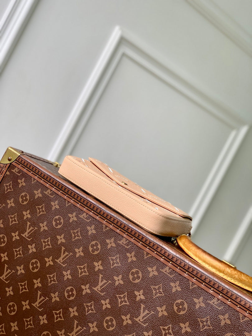 Louis Vuitton LV M29482 Pochette Félicie Bag Hazelnut Couture