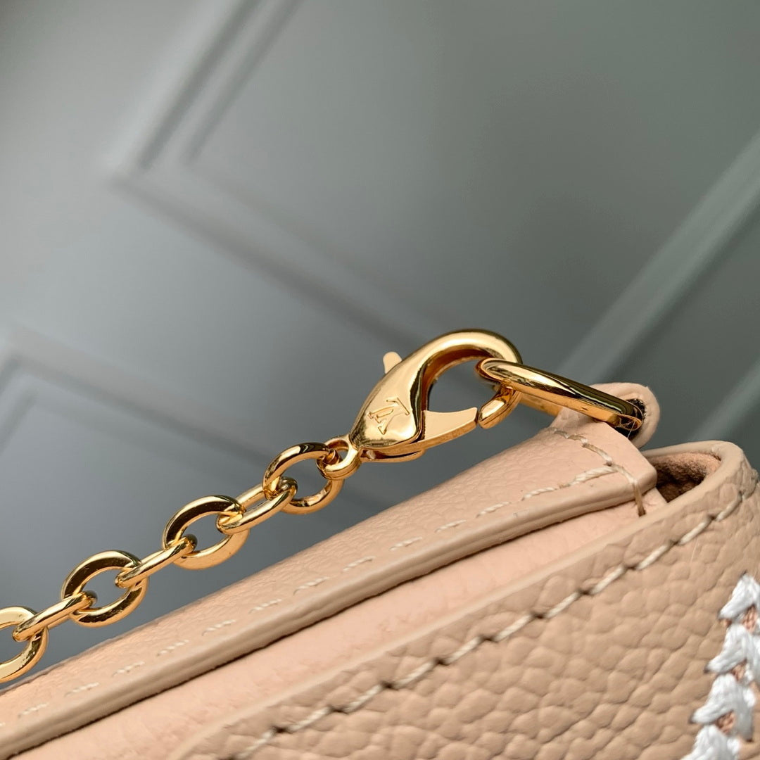 Louis Vuitton LV M29482 Pochette Félicie Bag Hazelnut Couture
