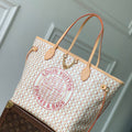 Louis Vuitton LV M29483 Neverfull MM Bag Nude Rose - Default Title - View 1