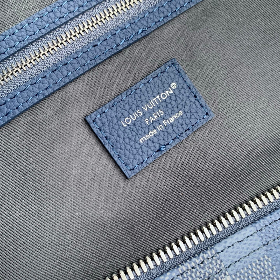 Louis Vuitton LV M29601 Keepall Bandoulière 45 Bag Denim Blue