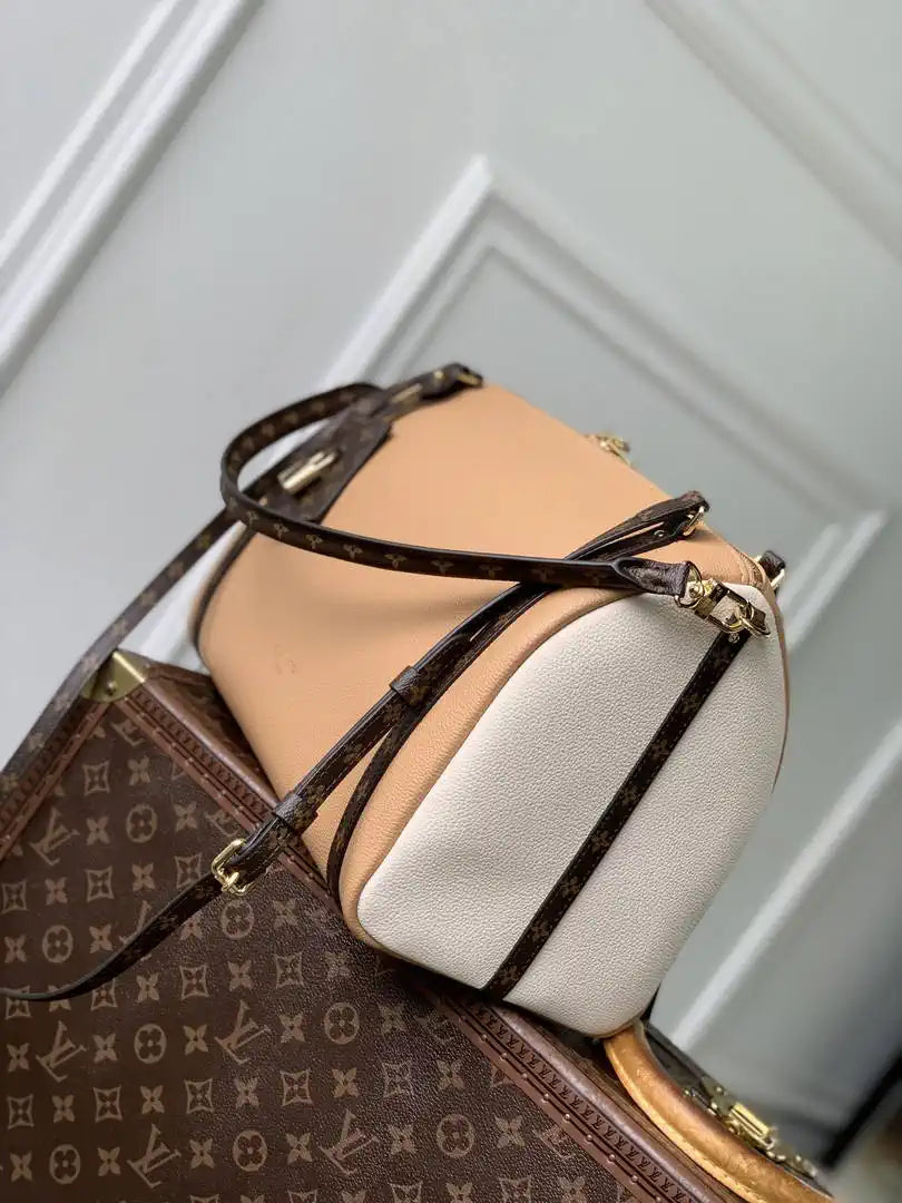 Louis Vuitton LV M2A076 Express MM Bag Apricot
