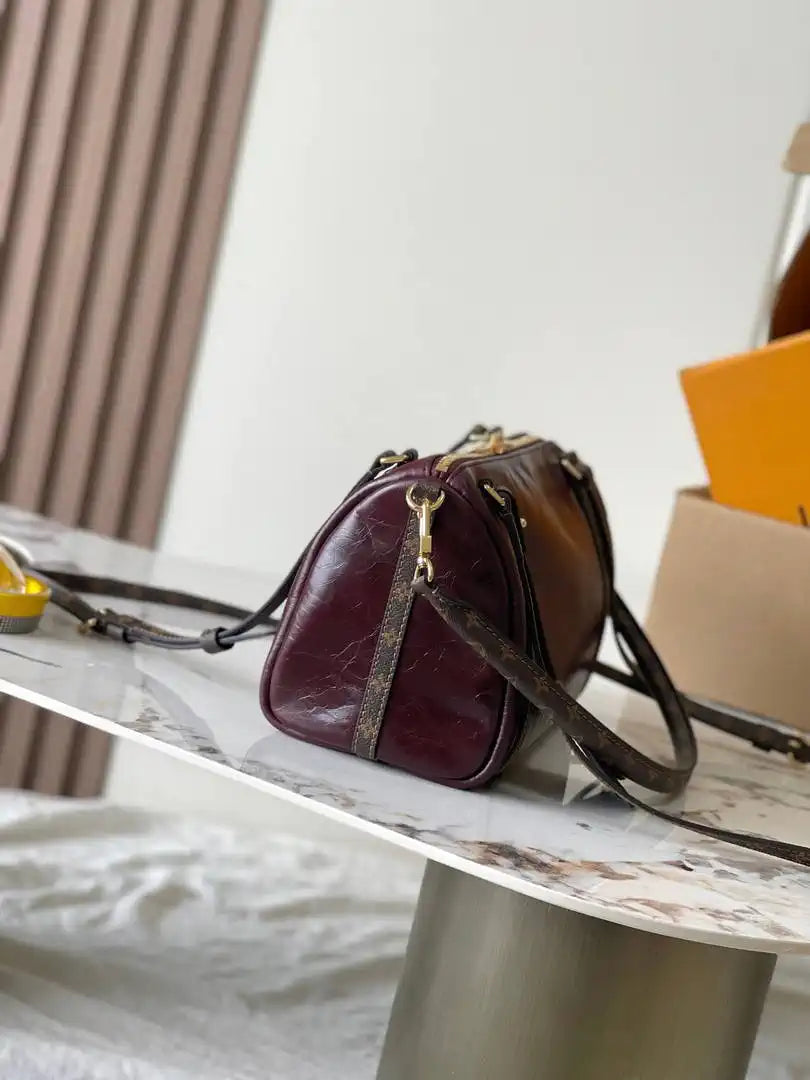 Louis Vuitton LV M3A265 Express PM Bag Wine red