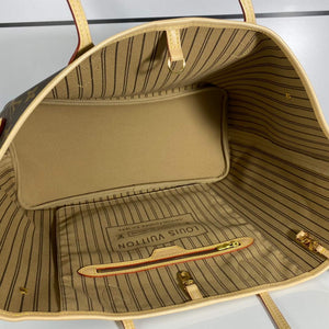 Louis Vuitton LV M40990 Neverfull GM Bag Beige - Default Title - View 9