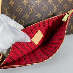 Louis Vuitton LV M40991 Neverfull GM Monogram Canvas Red - Default Title - View 9