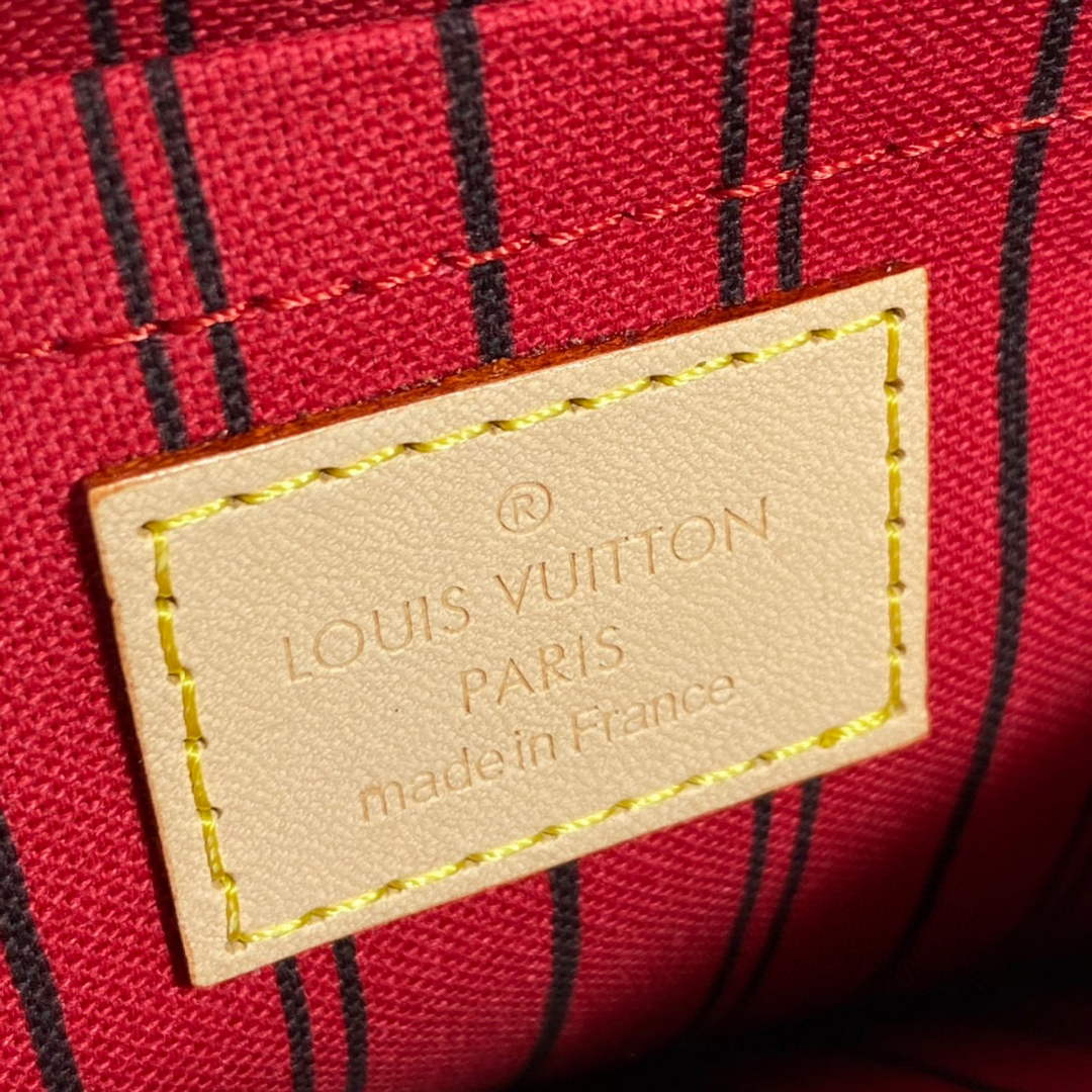Louis Vuitton LV M40991 Neverfull GM Monogram Canvas Red - Default Title - View 10