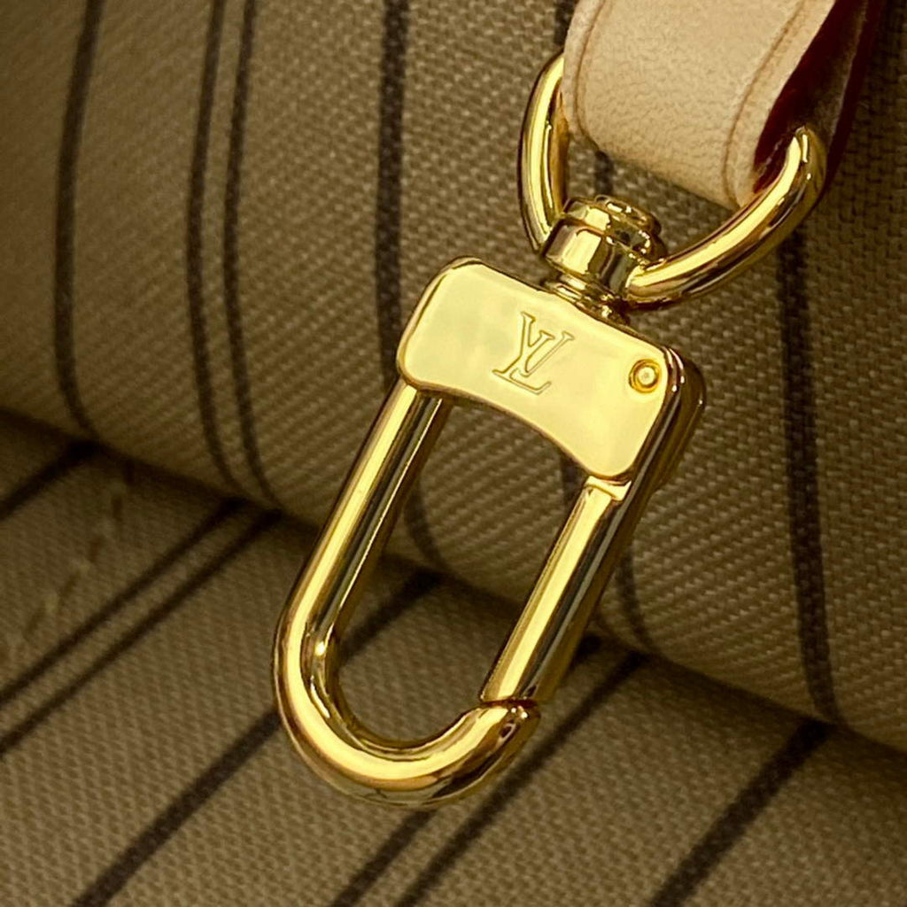 Louis Vuitton LV M40995 Neverfull MM Monogram?Canvas Beige