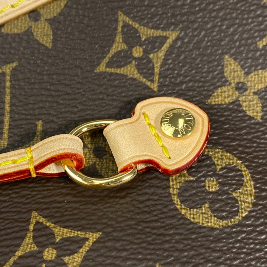 Louis Vuitton LV M40997 Neverfull MM Monogram?Canvas Cerise Yellow