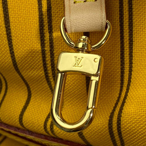Louis Vuitton LV M40997 Neverfull MM Monogram?Canvas Cerise Yellow - Default Title - View 7