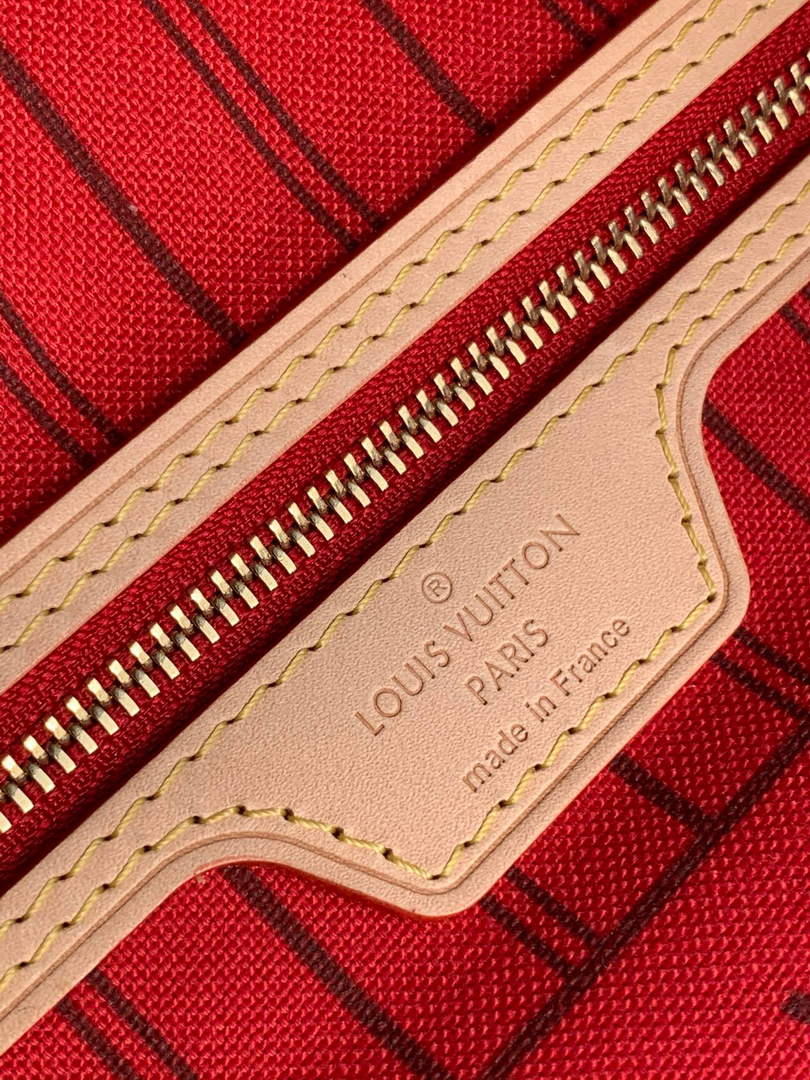 Louis Vuitton LV M41001 Neverfull PM Monogram Canvas Red - Default Title - View 6