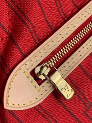 Louis Vuitton LV M41001 Neverfull PM Monogram Canvas Red - Default Title - View 7