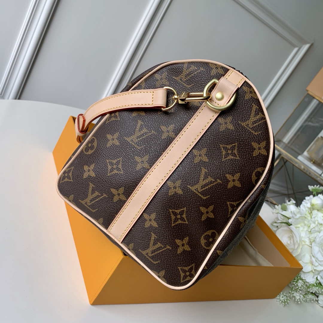 Louis Vuitton LV M41112 Speedy 30 Bag Monogram Canvas With Strap - Default Title - View 2