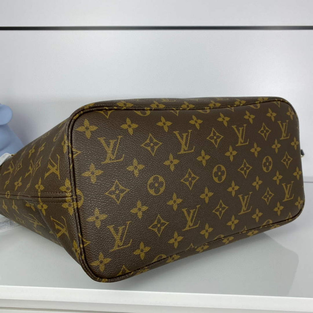 Louis Vuitton LV M41176 Neverfull MM Monogram?Canvas Black