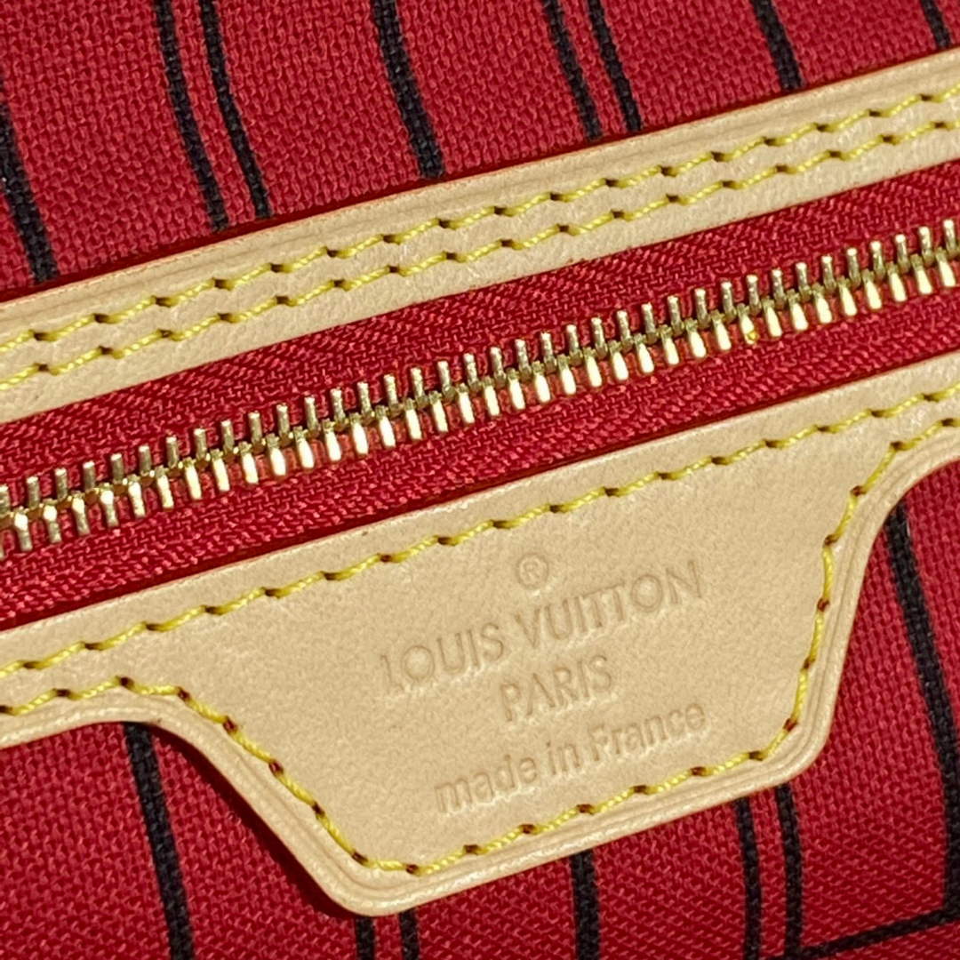 Louis Vuitton LV M41177 Neverfull MM Monogram?Canvas Cerise Red - Default Title - View 8