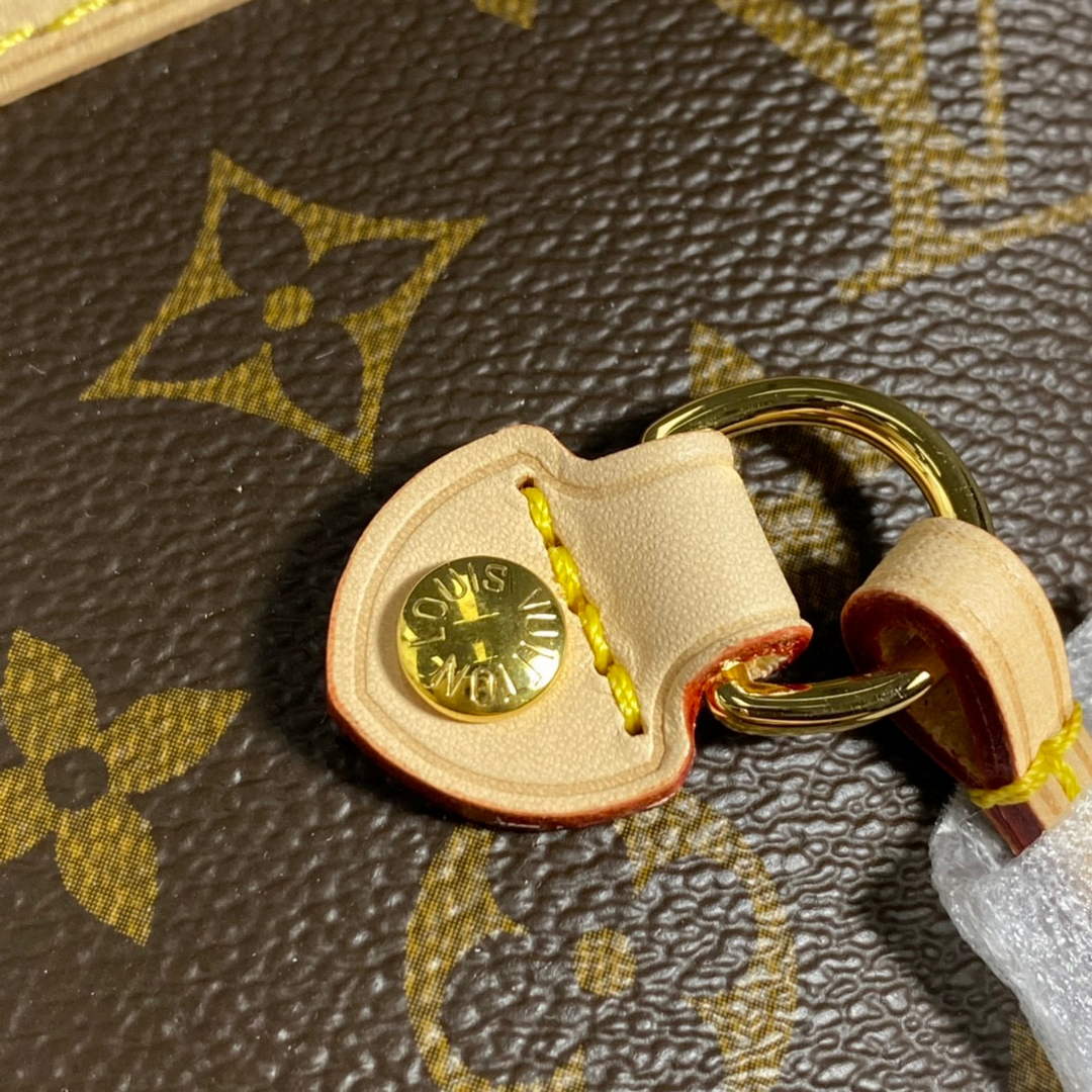 Louis Vuitton LV M41178 Neverfull MM Monogram?Canvas Pivoine Pink