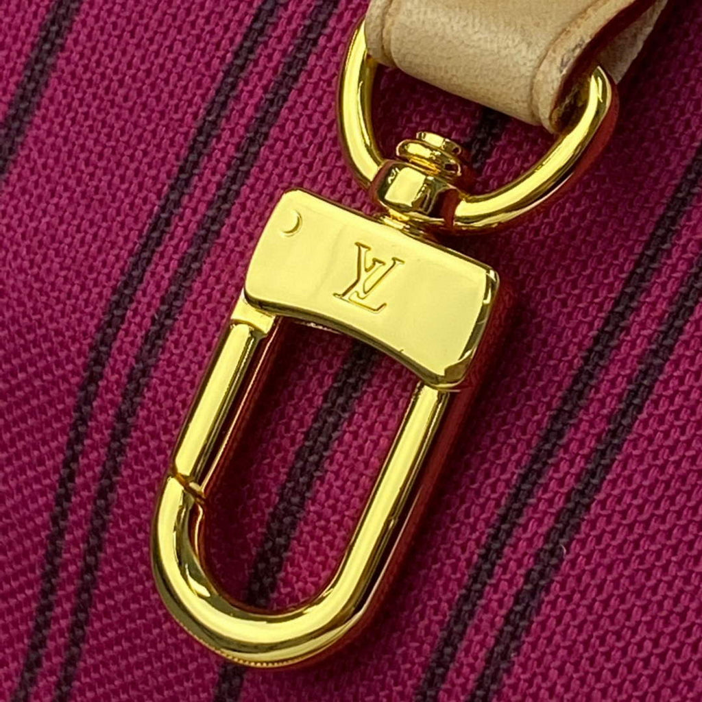 Louis Vuitton LV M41178 Neverfull MM Monogram?Canvas Pivoine Pink