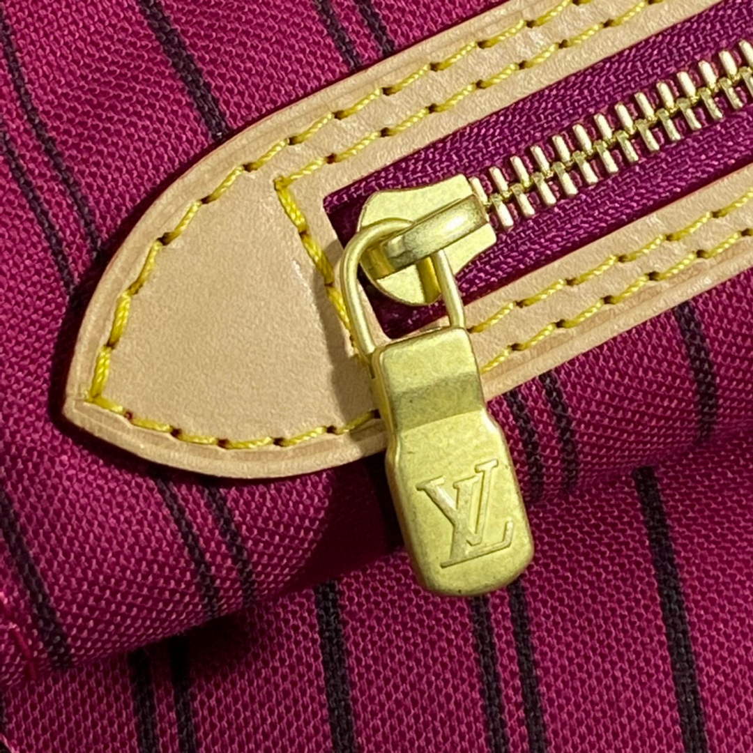 Louis Vuitton LV M41178 Neverfull MM Monogram?Canvas Pivoine Pink