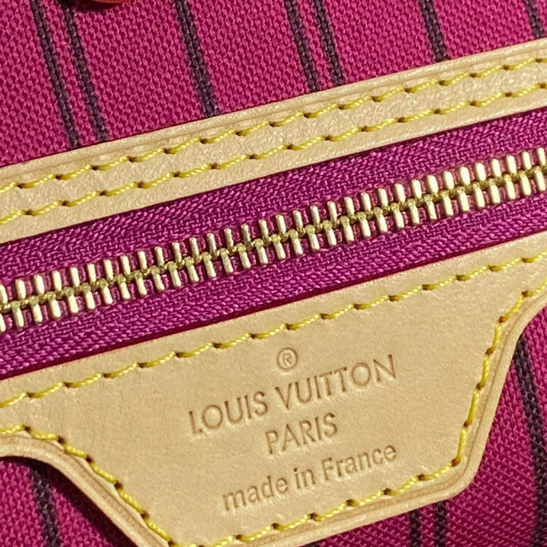Louis Vuitton LV M41178 Neverfull MM Monogram?Canvas Pivoine Pink - Default Title - View 8