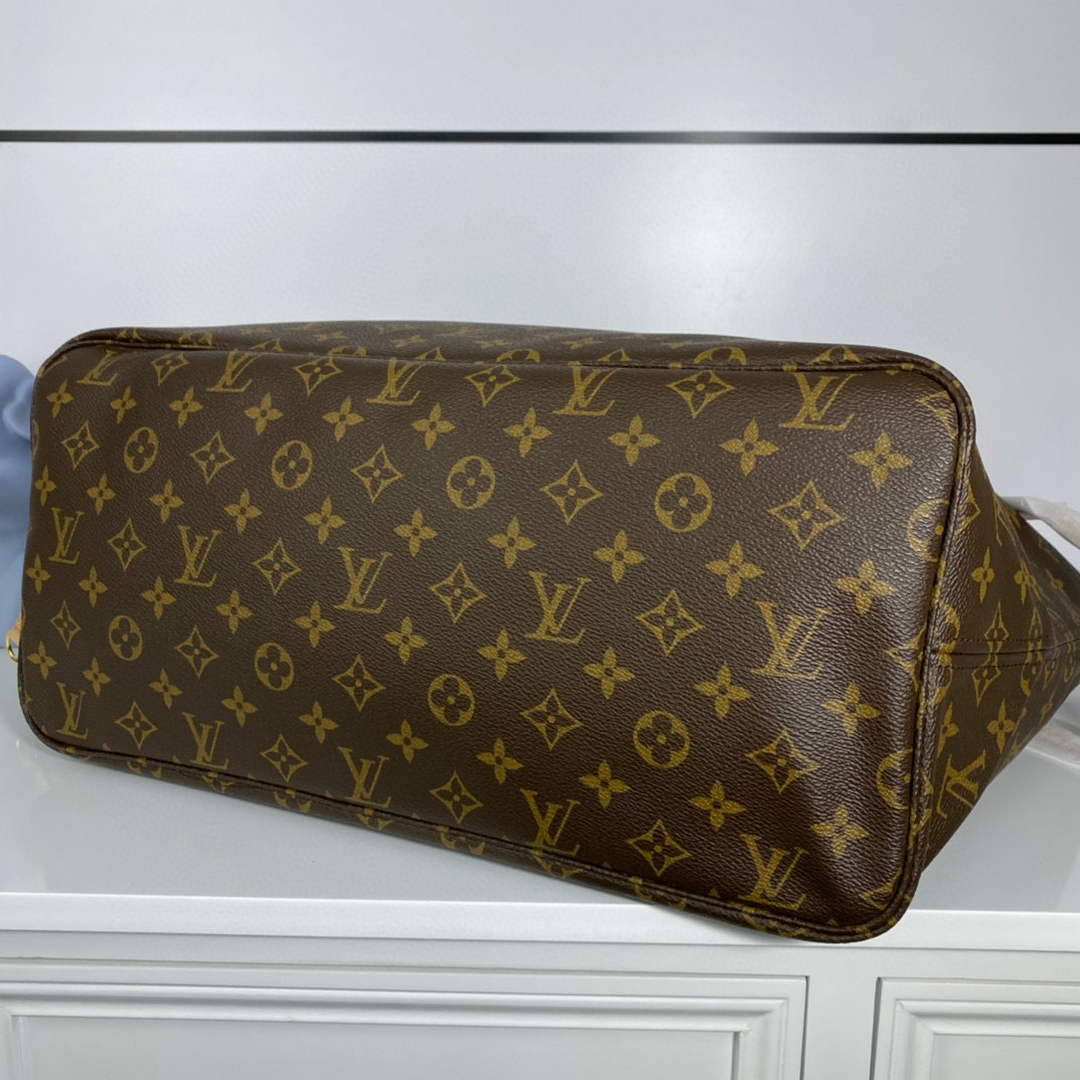 Louis Vuitton LV M41180 Neverfull GM Bag Monogram Canvas Pivoine Pink - Default Title - View 3