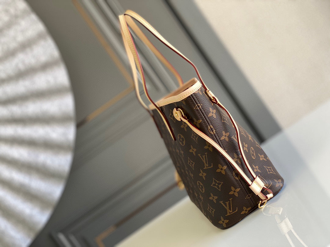 Louis Vuitton LV M41245 Neverfull PM Monogram Canvas Plum - Default Title - View 2