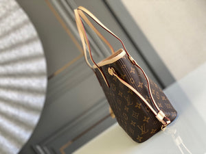 Louis Vuitton LV M41245 Neverfull PM Monogram Canvas Plum - Default Title - View 2