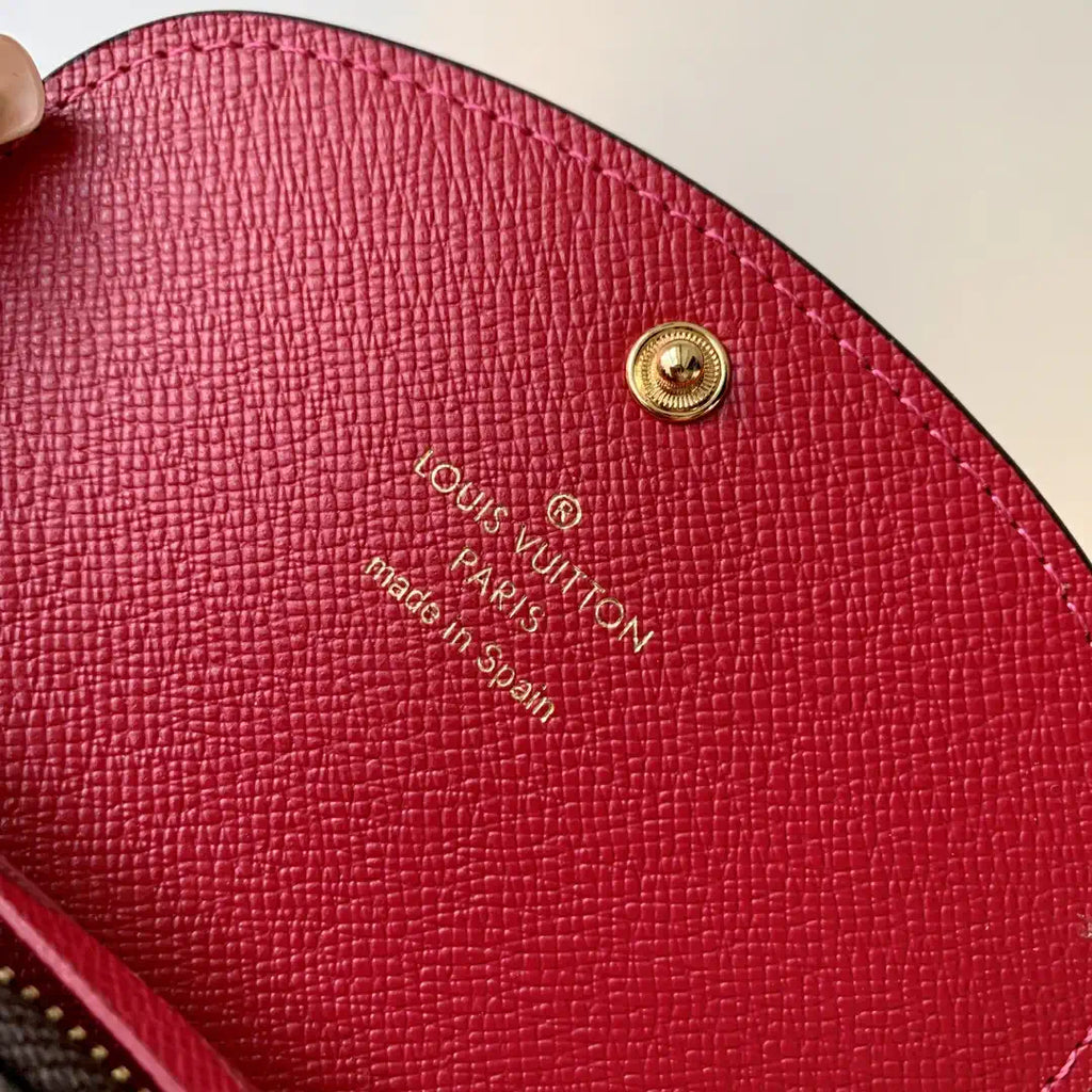 Louis Vuitton LV M41939 Rosalie Coin Purse Rose Red