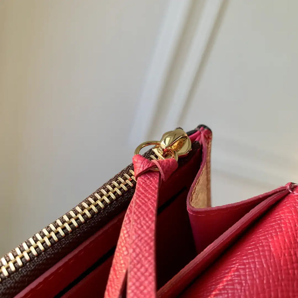 Louis Vuitton LV M41939 Rosalie Coin Purse Rose Red