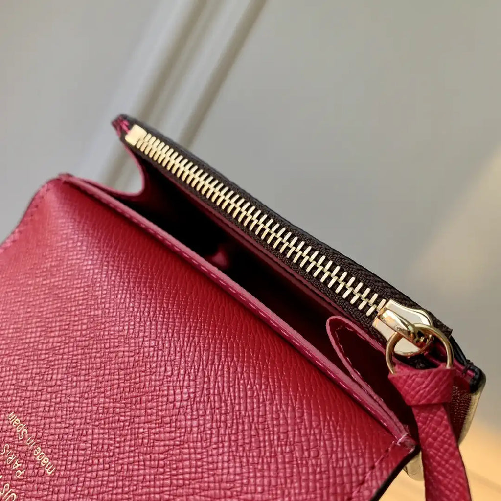 Louis Vuitton LV M41939 Rosalie Coin Purse Rose Red