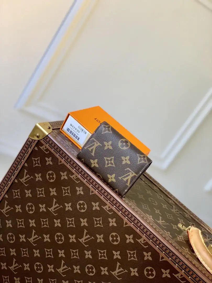 Louis Vuitton LV M41939 Rosalie Coin Purse Wine Red