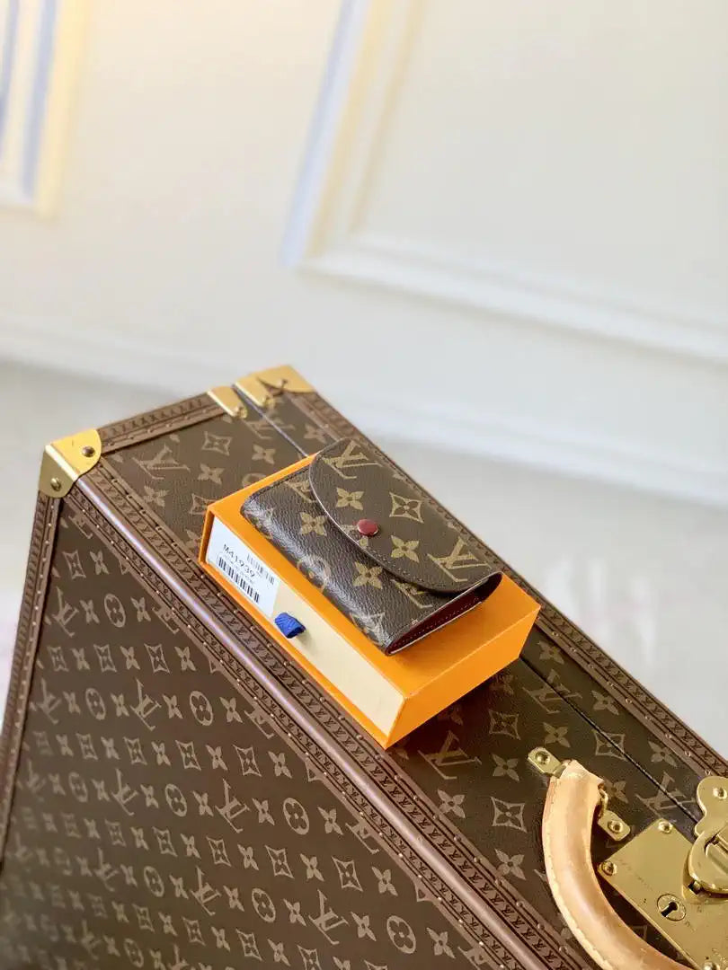 Louis Vuitton LV M41939 Rosalie Coin Purse Wine Red