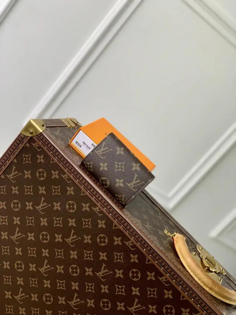 Louis Vuitton LV M41939 Rosalie Coin Purse Gold Pink