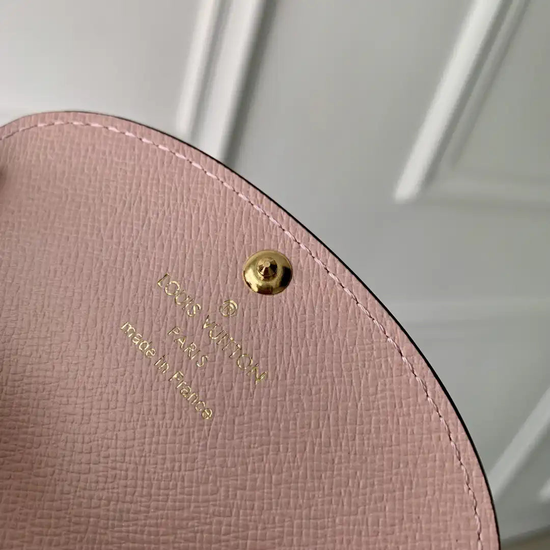 Louis Vuitton LV M41939 Rosalie Coin Purse Gold Pink